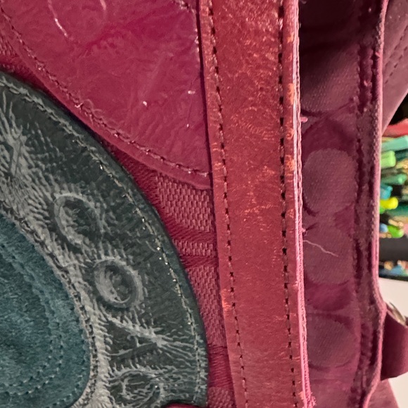 Coach Circle Patchwork East West Tote - Picture 5 of 14